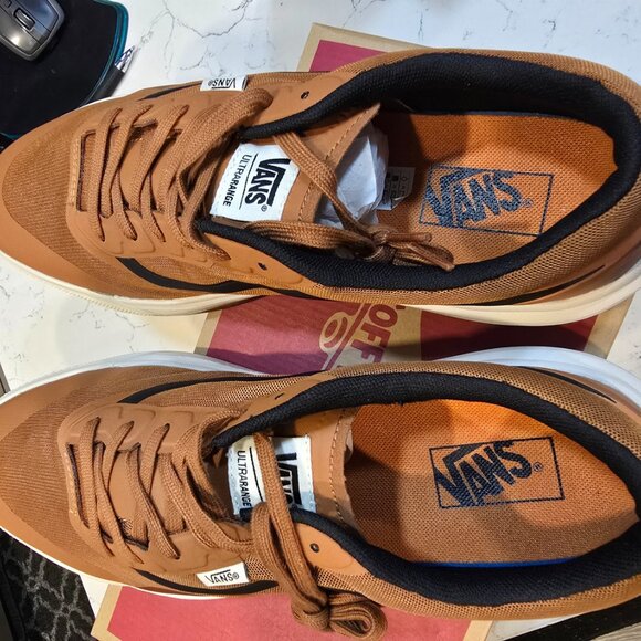 VANS MTE ULTRARANGE 2.0 RW SNEAKERS SHOES MENS SZ 13 BROWN / ORANGE VN000D60BRO - Picture 8 of 11